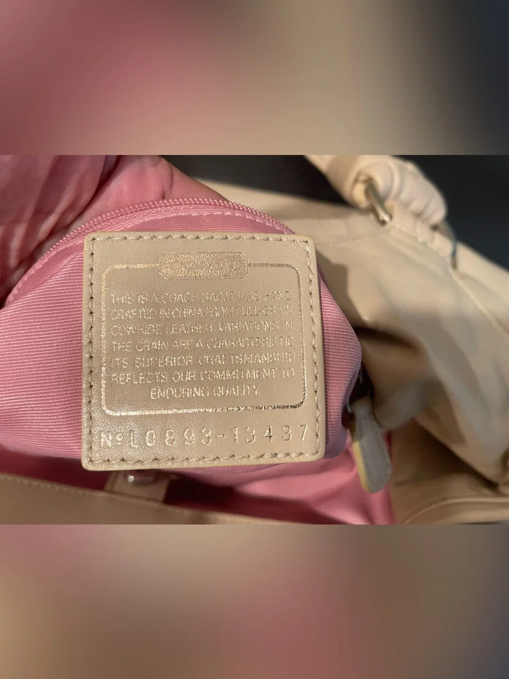Coach parker leather